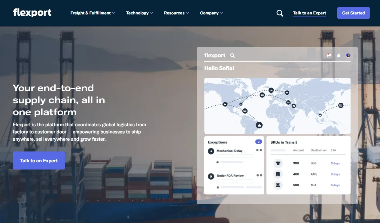 Flexport Dashboard