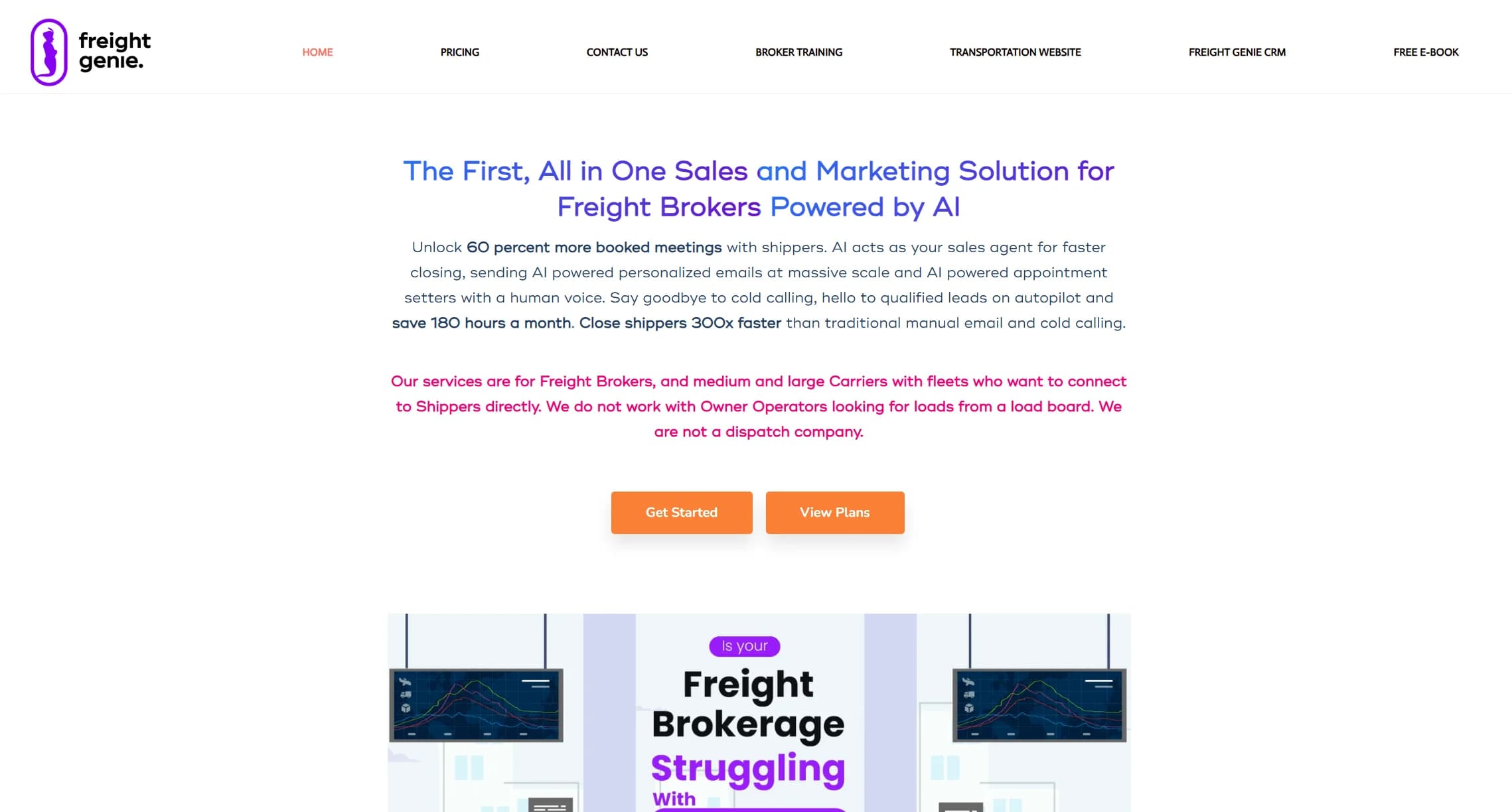Freight Genie Dashboard