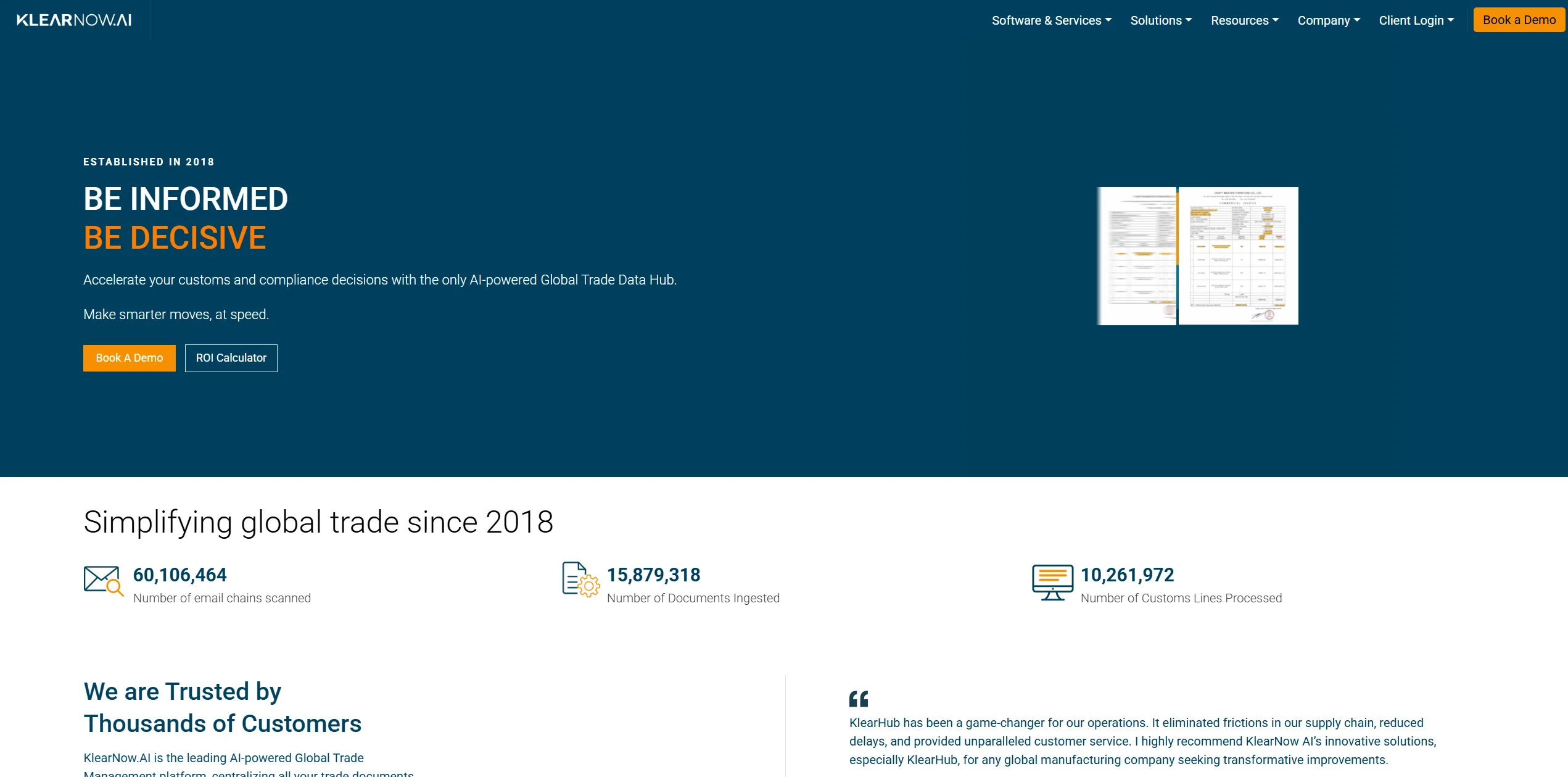 KlearNow.AI Dashboard