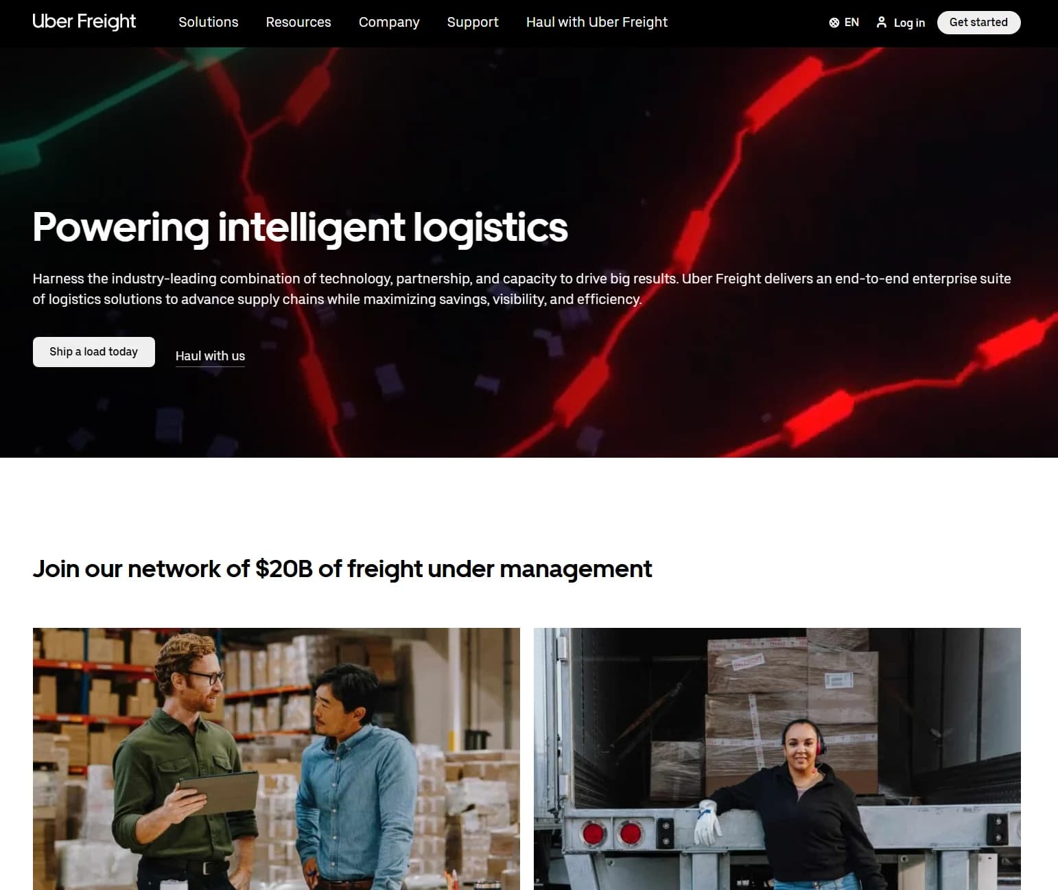 Uber Freight Dashboard